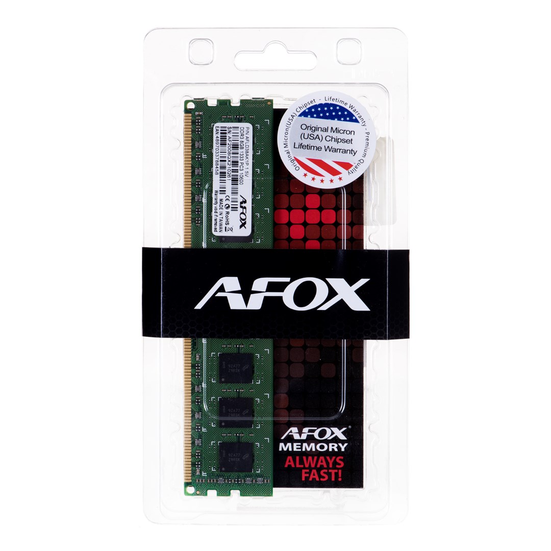 DIMM DDR3 AFOX 8GB 1866MHZ AFLD38CK1P